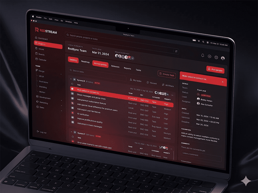 Captura de dashboard analytics desarrollado por PuntoDev